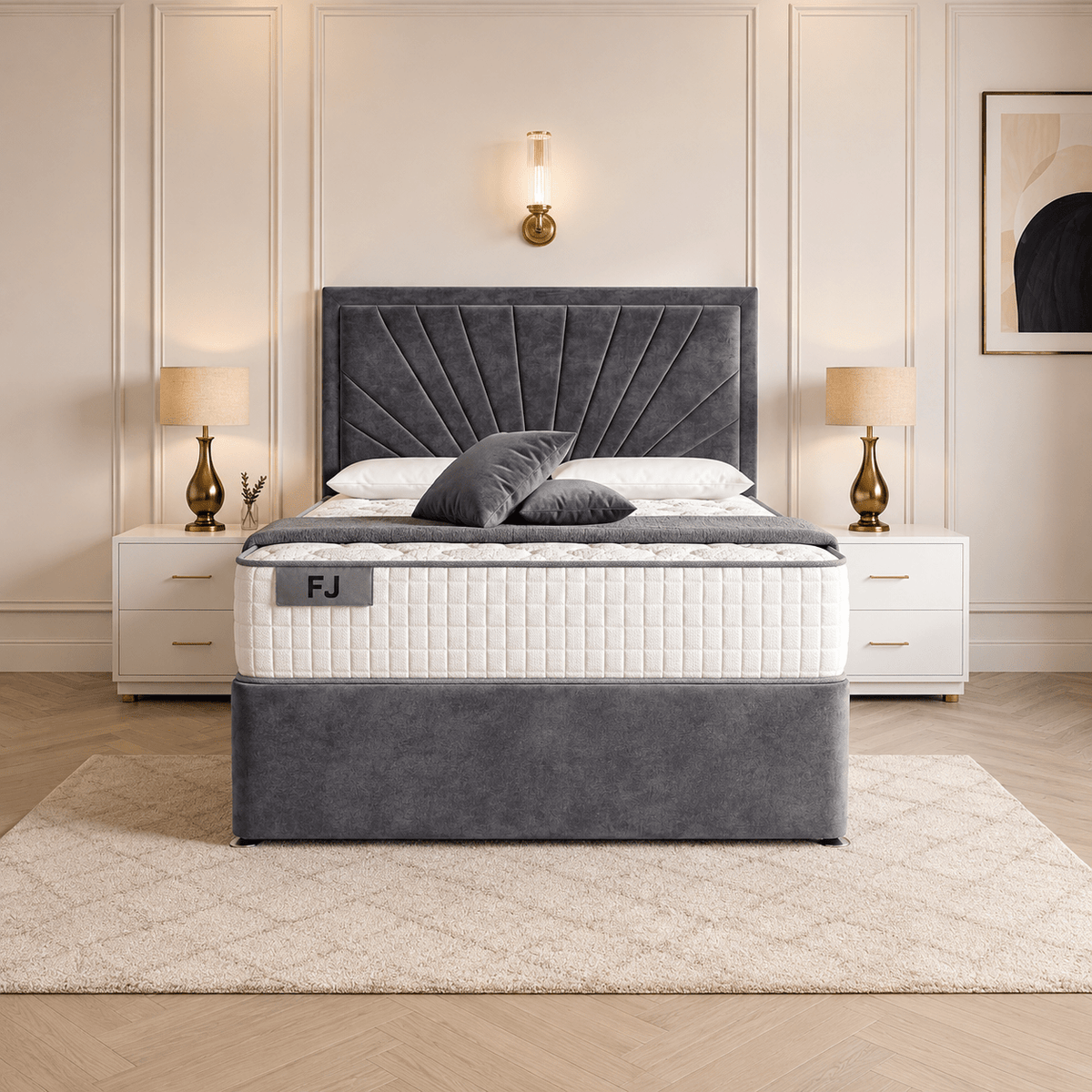 Paine Horizon Border Divan Bed