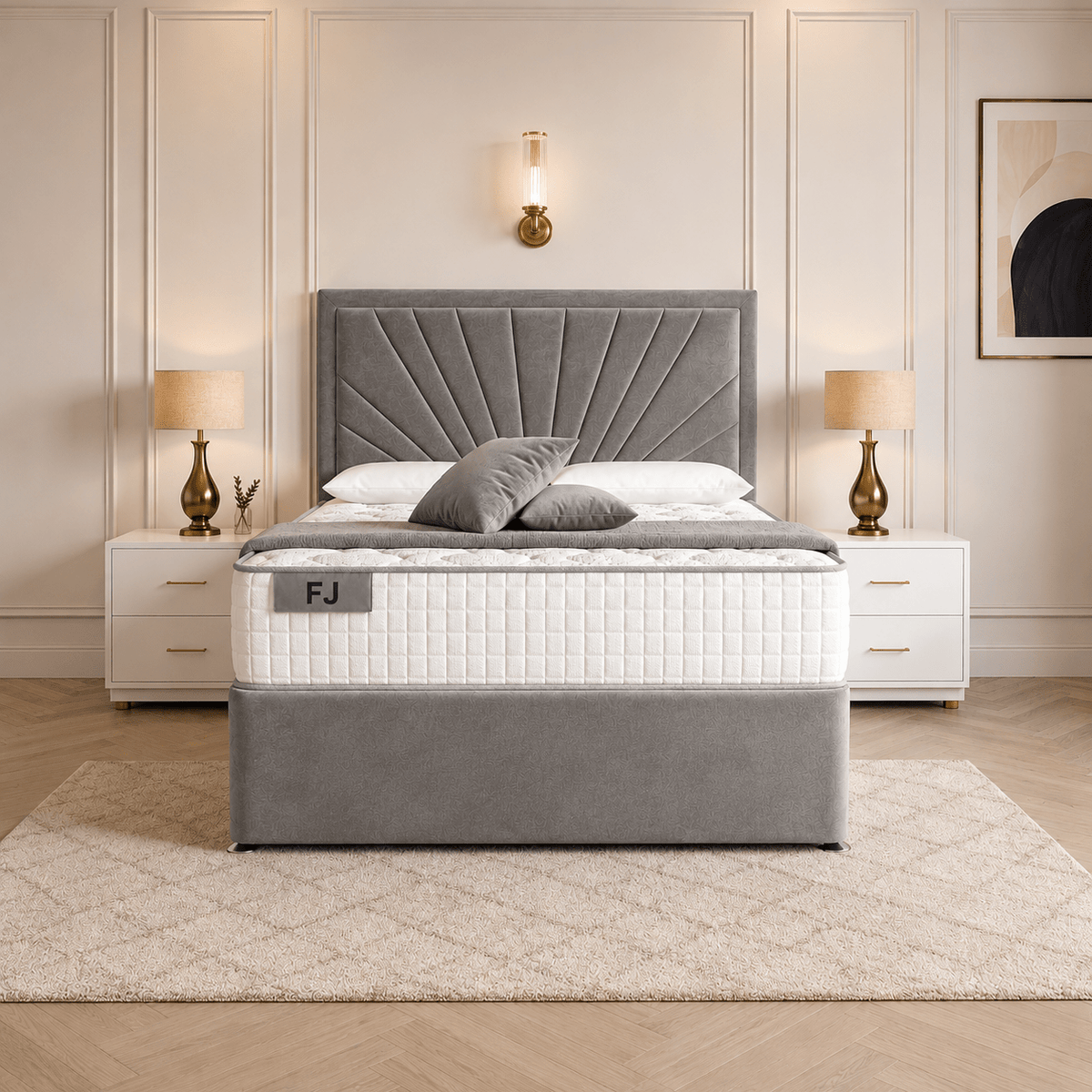 Paine Horizon Border Divan Bed