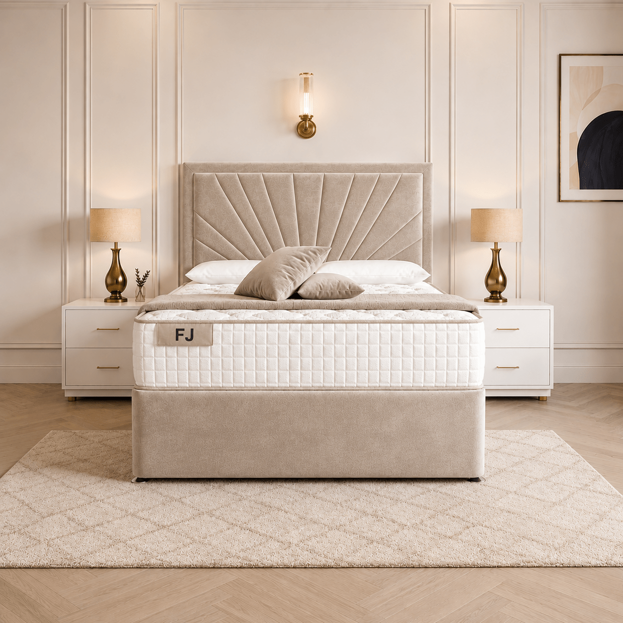 Paine Horizon Border Divan Bed