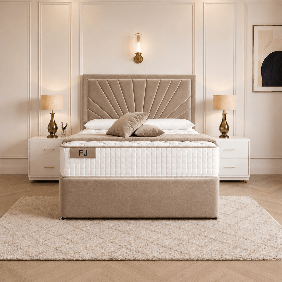 Paine Horizon Border Divan Bed