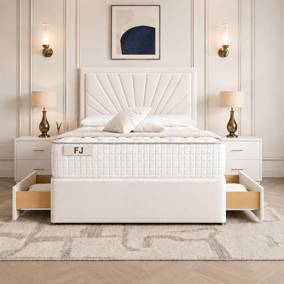 Paine Horizon Border Divan Bed