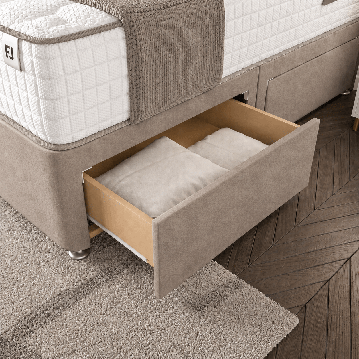 Paine Horizon Border Divan Bed