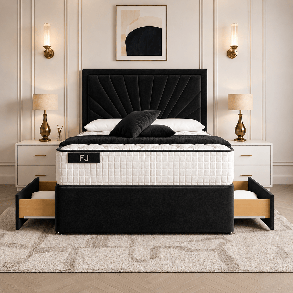 Paine Horizon Border Divan Bed