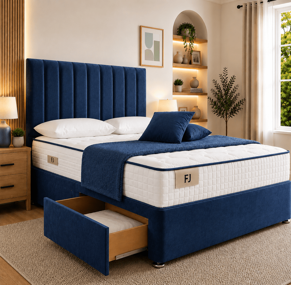 Amelia Petite Line Divan Bed