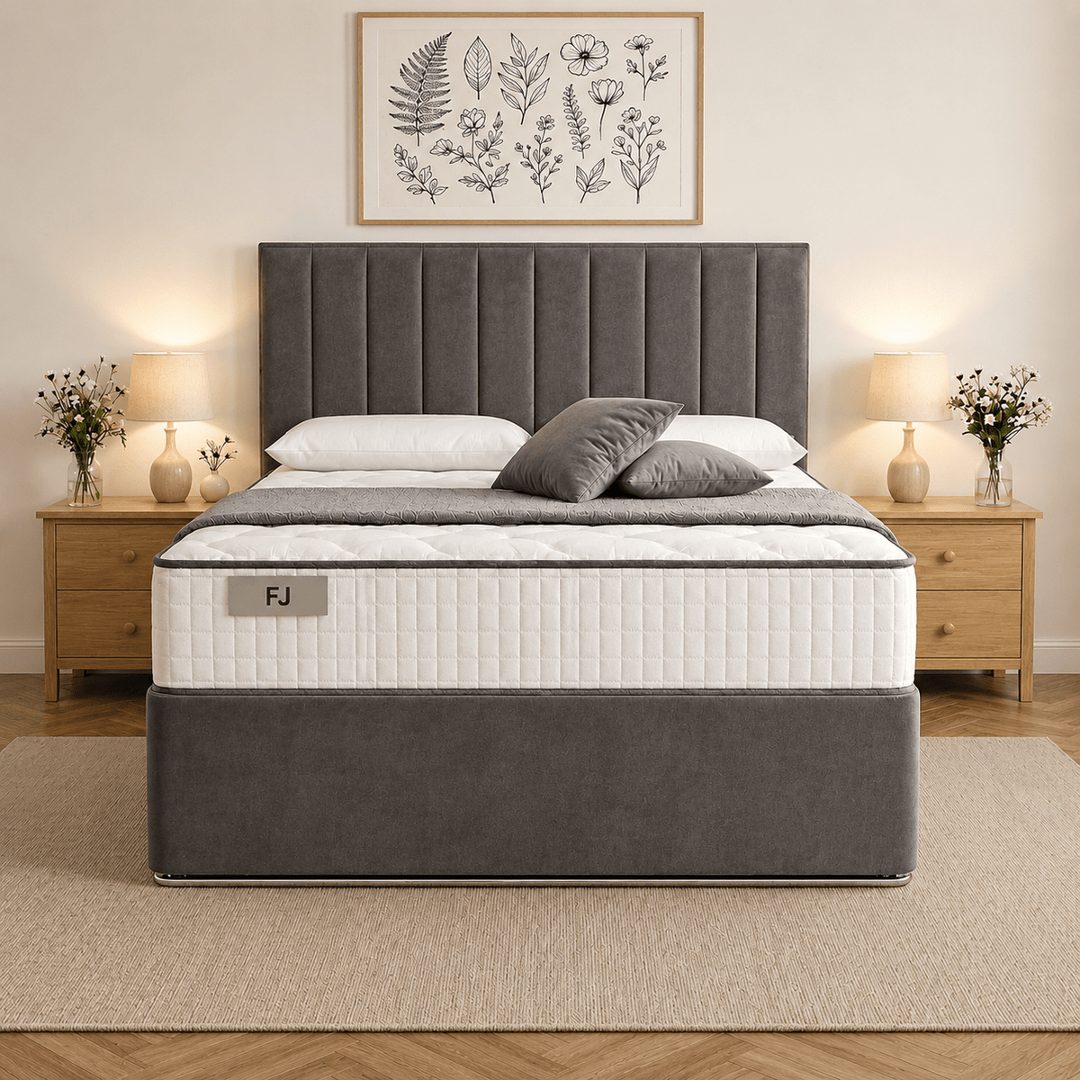 Amelia Petite Line Divan Bed