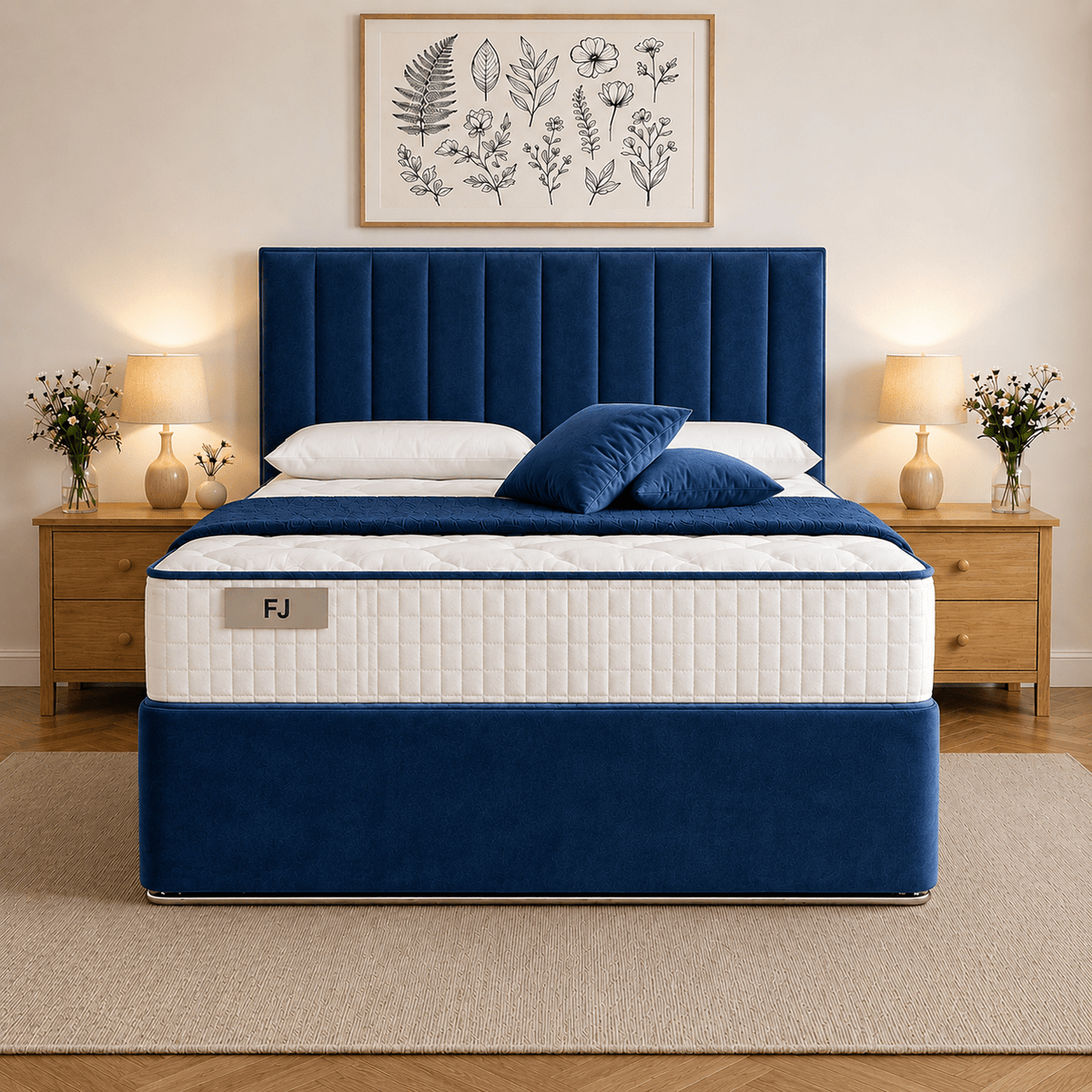 Amelia Petite Line Divan Bed