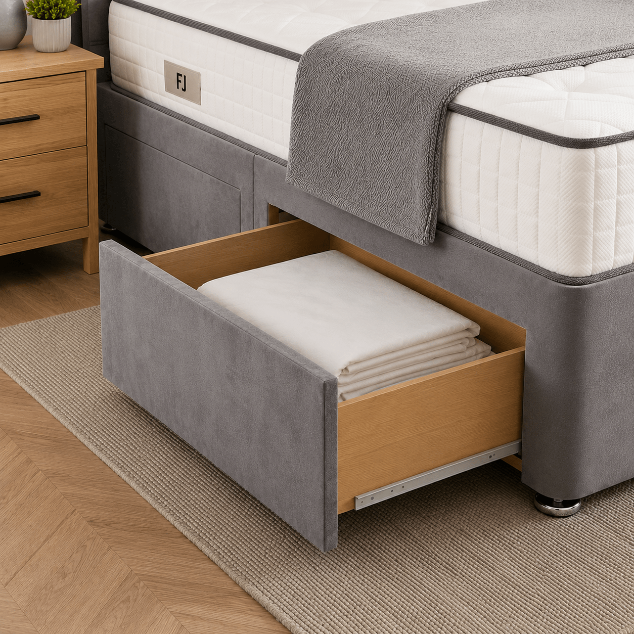 Amelia Petite Line Divan Bed
