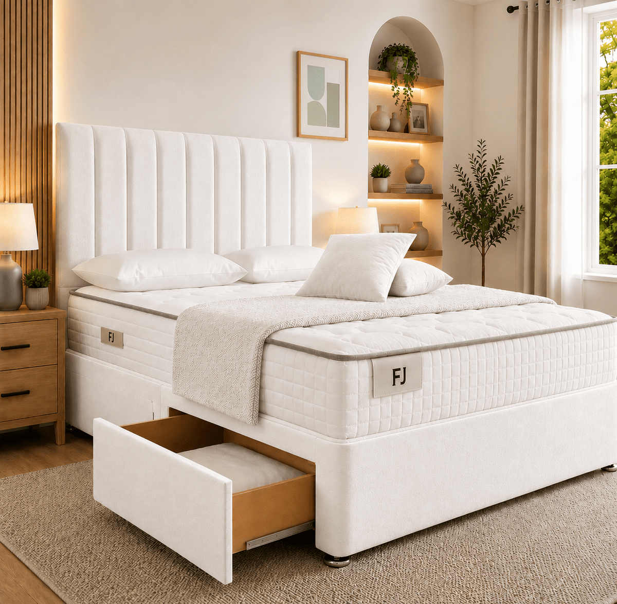 Amelia Petite Line Divan Bed