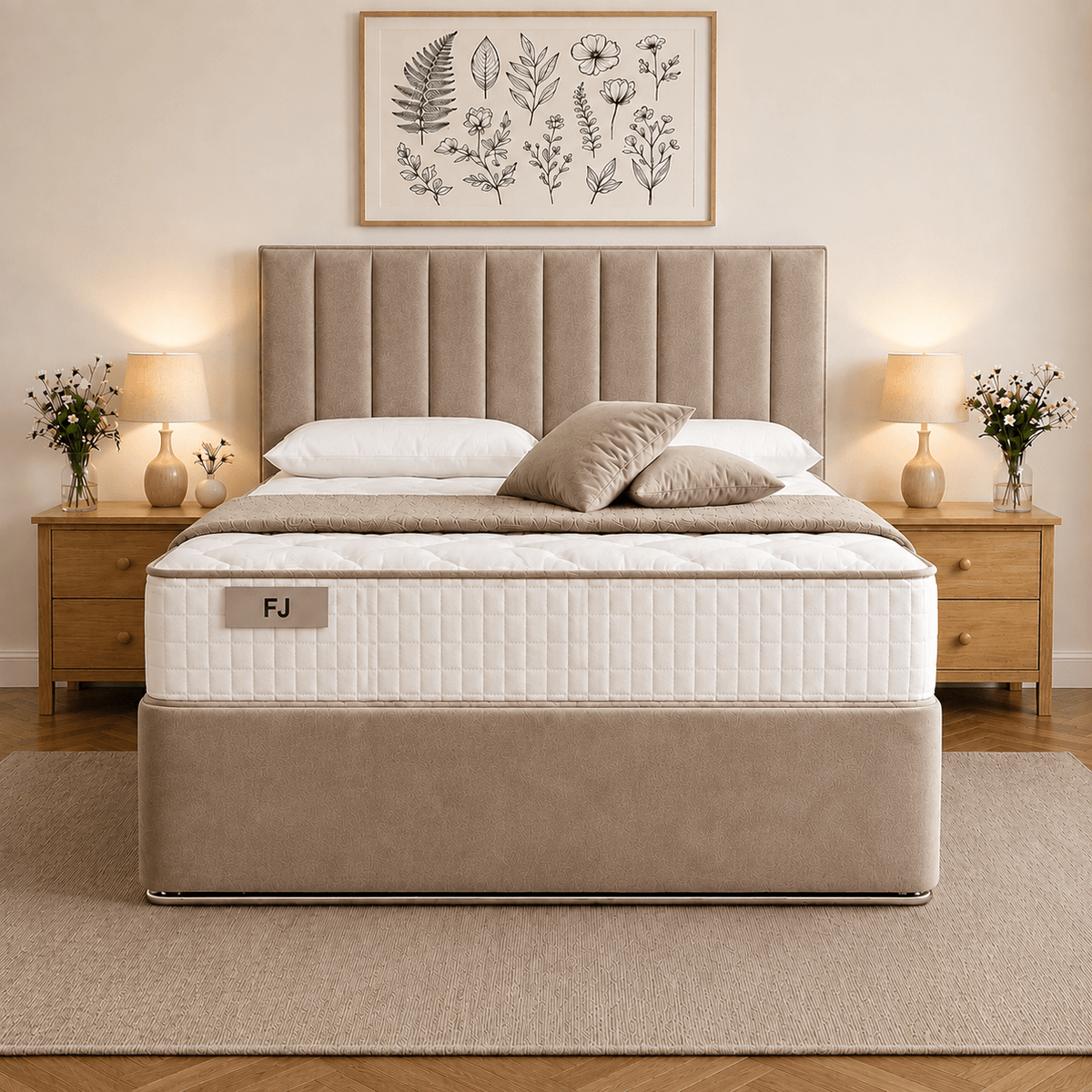Amelia Petite Line Divan Bed