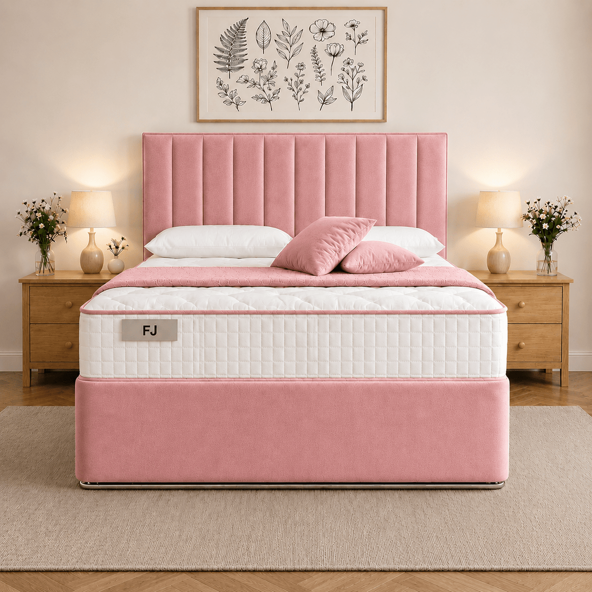 Amelia Petite Line Divan Bed