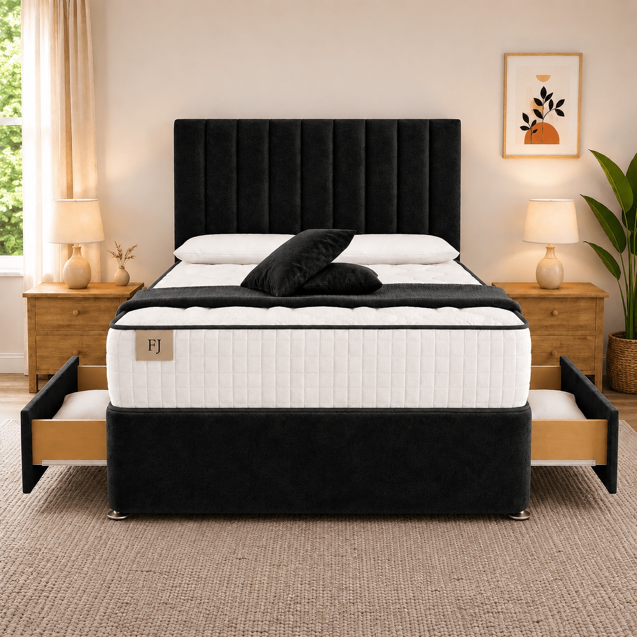 Amelia Petite Line Divan Bed