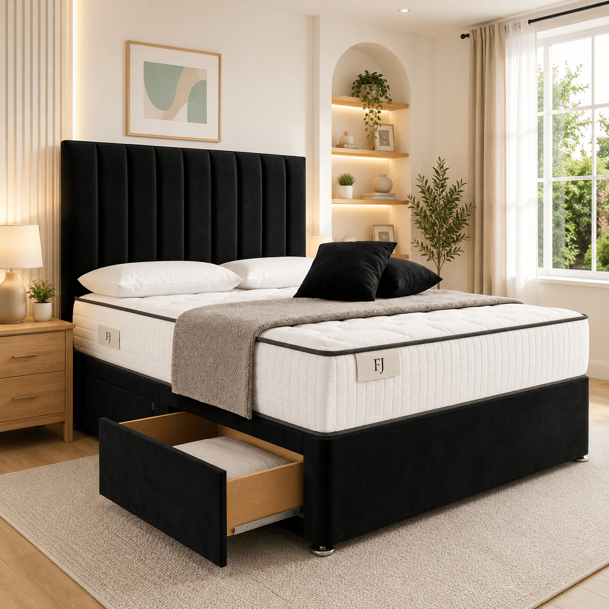Amelia Petite Line Divan Bed