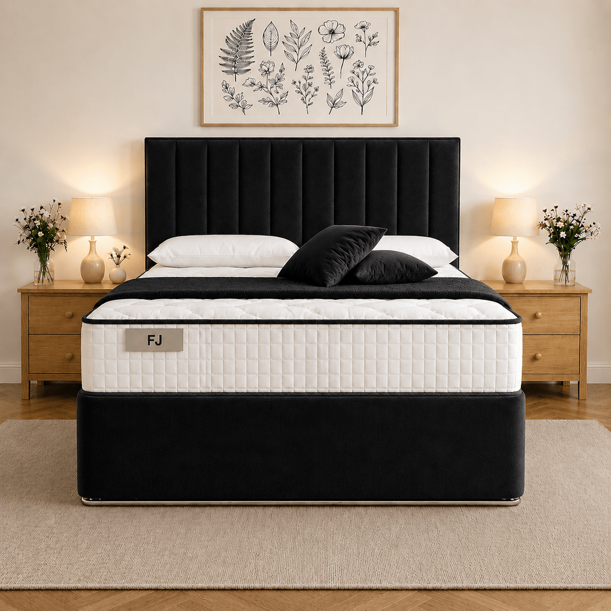 Amelia Petite Line Divan Bed