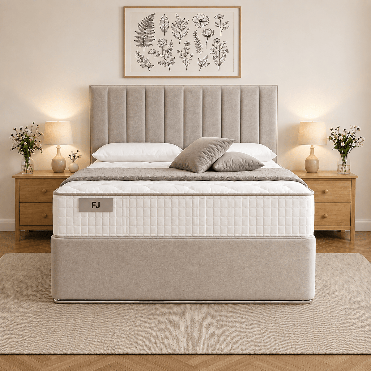 Amelia Petite Line Divan Bed
