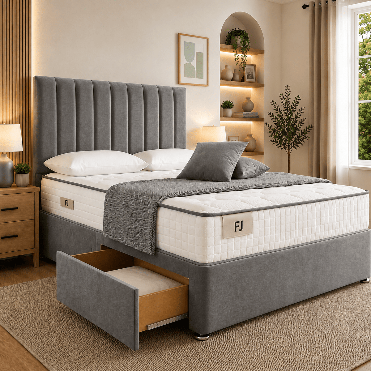 Amelia Petite Line Divan Bed