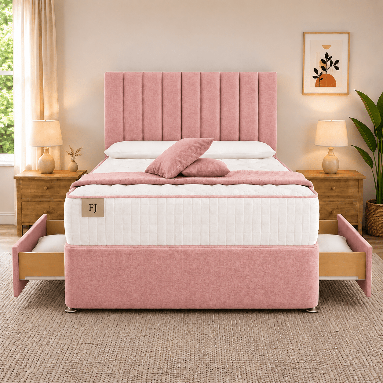 Amelia Petite Line Divan Bed