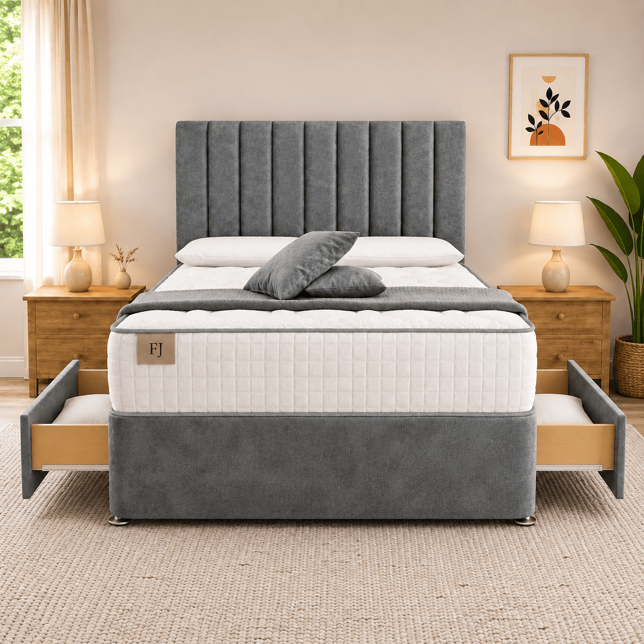 Amelia Petite Line Divan Bed