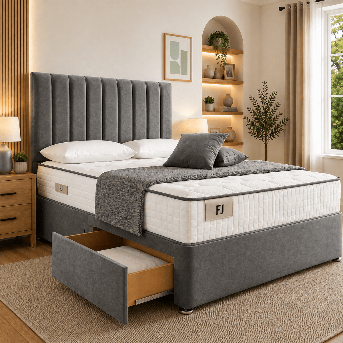 Amelia Petite Line Divan Bed