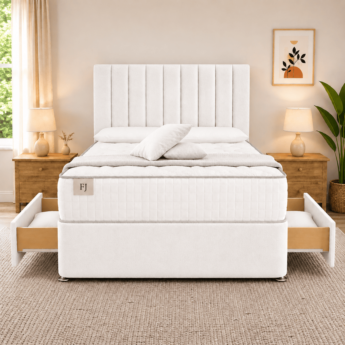 Amelia Petite Line Divan Bed