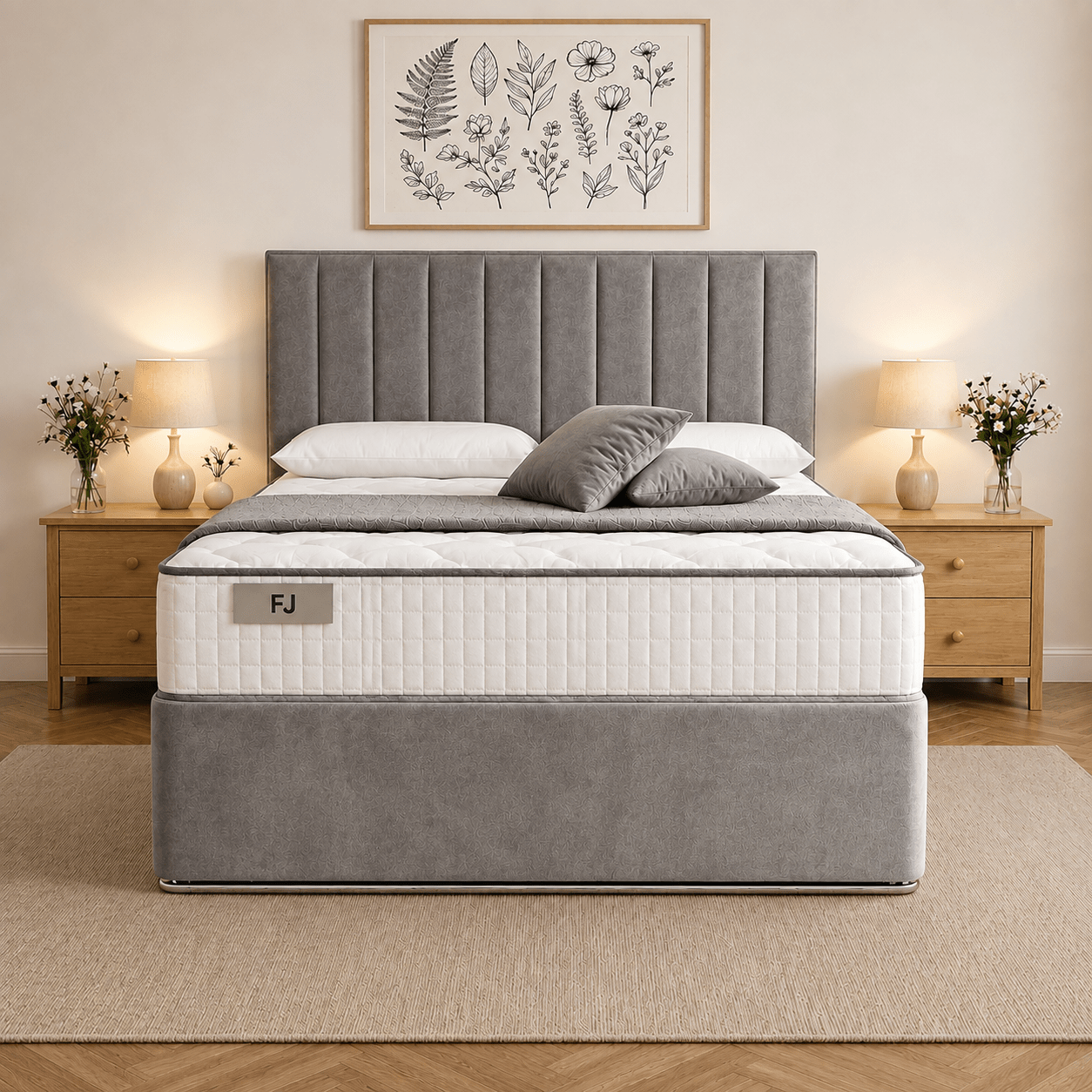 Amelia Petite Line Divan Bed