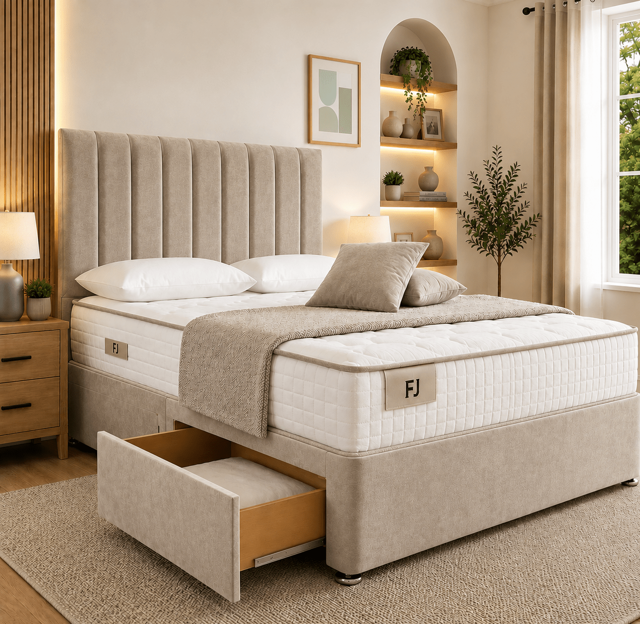 Amelia Petite Line Divan Bed