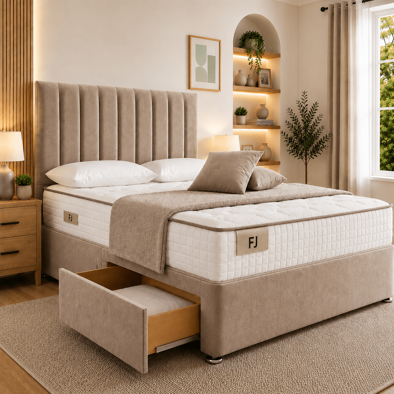 Amelia Petite Line Divan Bed
