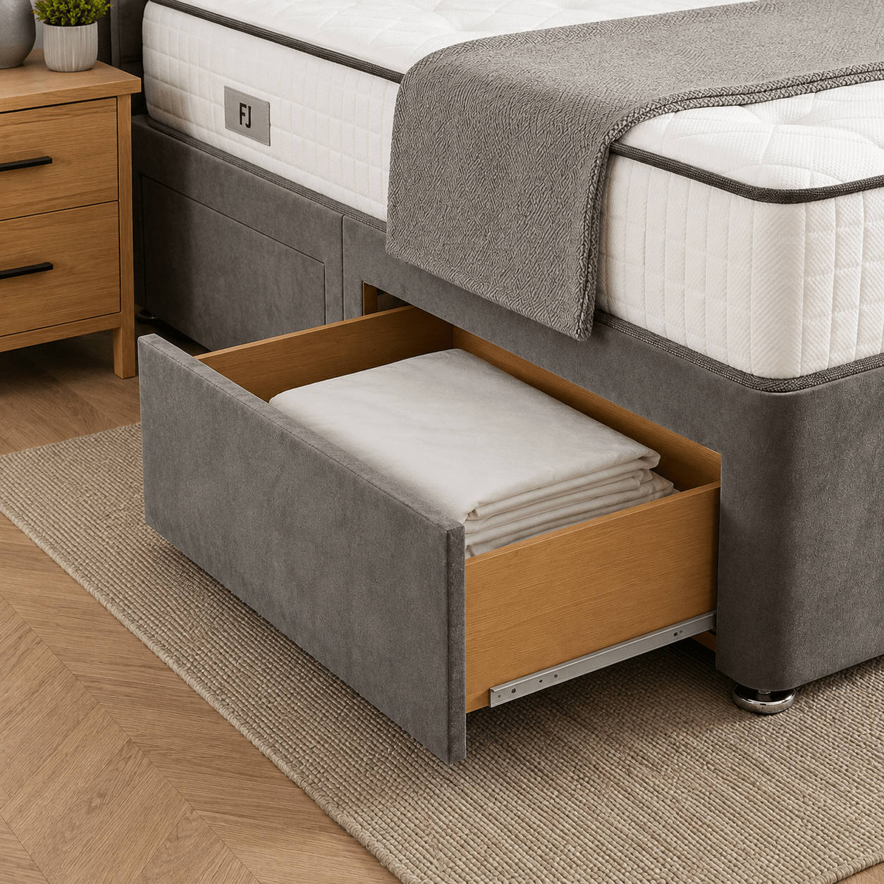 Amelia Petite Line Divan Bed