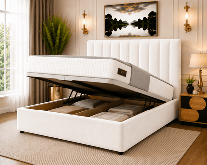 Amelia Petite Line Ottoman Bed