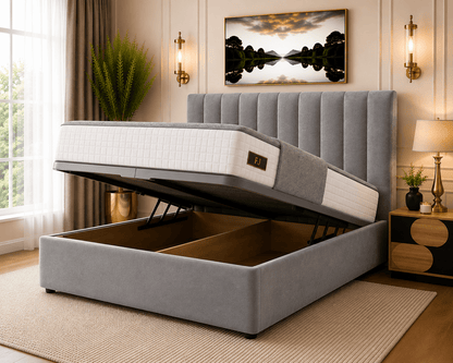 Amelia Petite Line Ottoman Bed