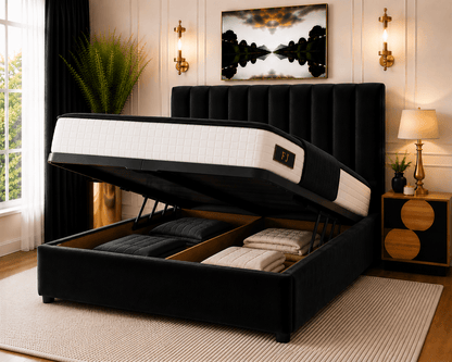 Amelia Petite Line Ottoman Bed