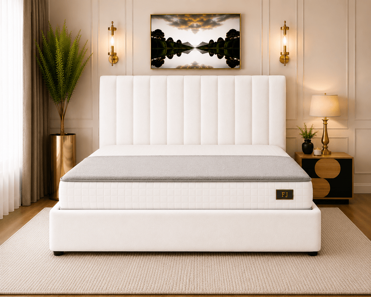 Amelia Petite Line Ottoman Bed
