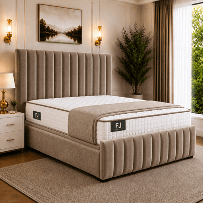 Amelia Petite Line Ottoman Bed (with Headboard & Footboard)