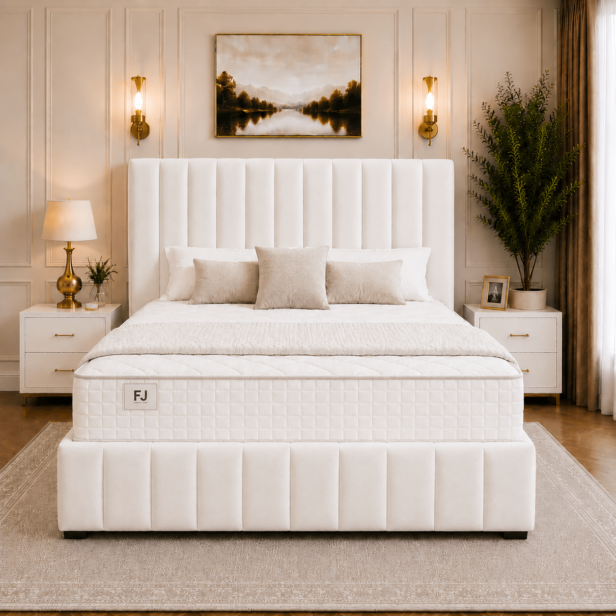 Amelia Petite Line Ottoman Bed (with Headboard & Footboard)