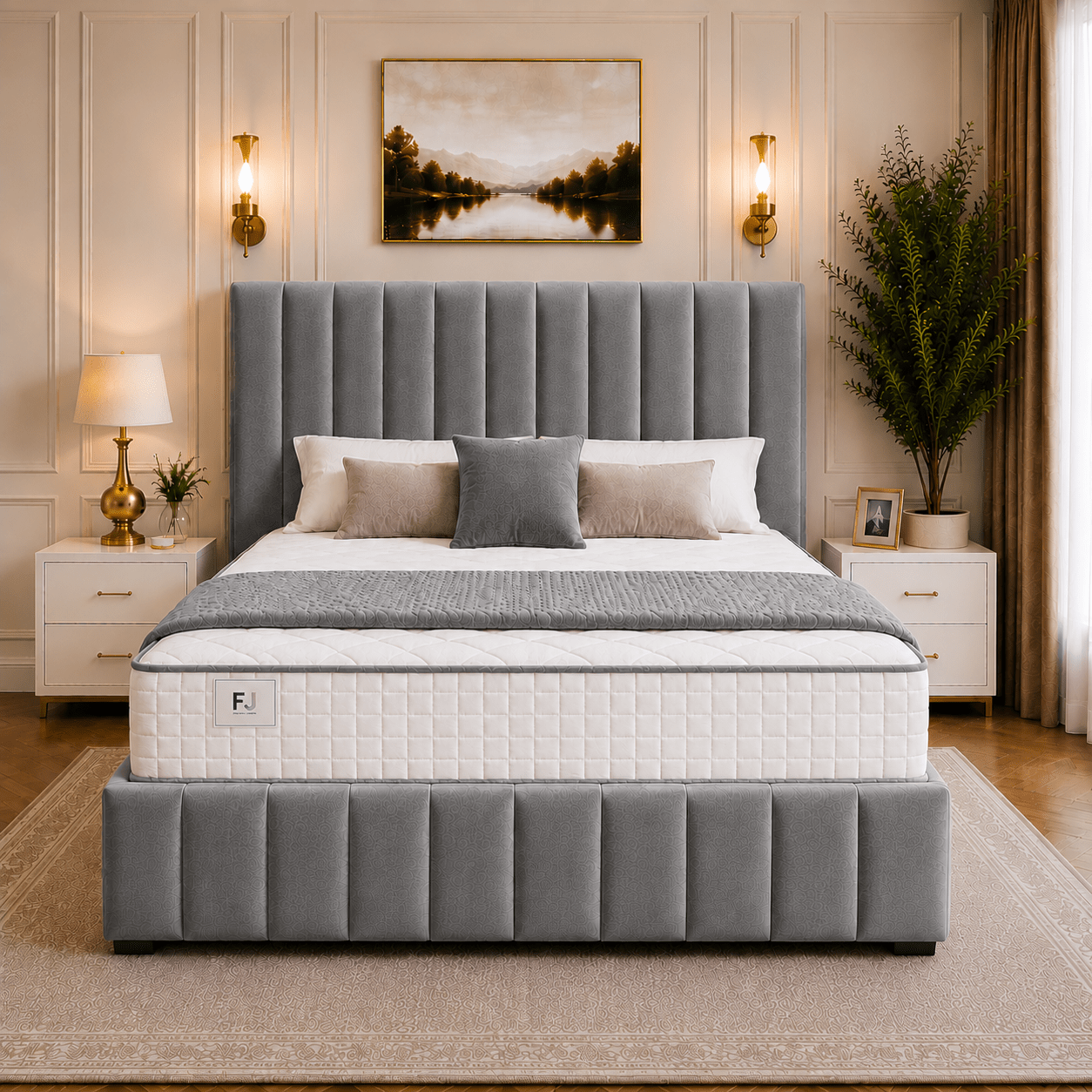 Amelia Petite Line Ottoman Bed (with Headboard & Footboard)