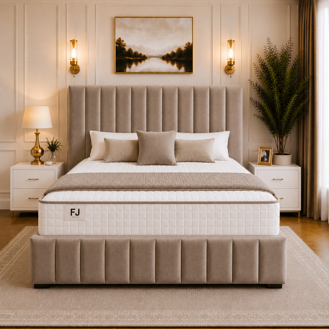 Amelia Petite Line Ottoman Bed (with Headboard & Footboard)